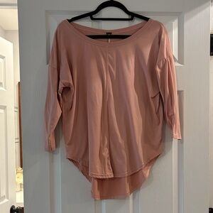 POOF! WOMEN’S BLUSH PINK BLOUSE